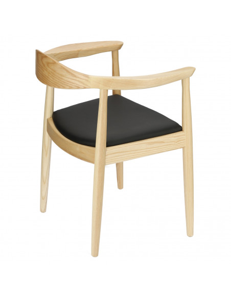 D2.DESIGN KRZESŁO PRESIDENT DREWNIANE NATURAL