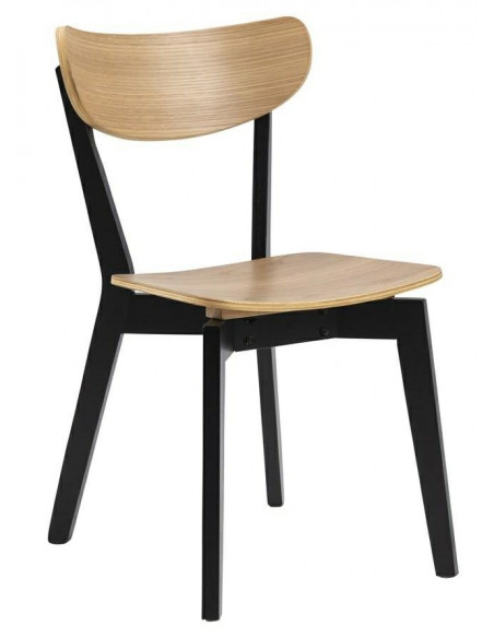 ACTONA KRZESŁO ROXBY NATURALNE CZARNE