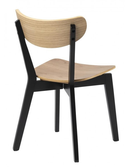 ACTONA KRZESŁO ROXBY NATURALNE CZARNE