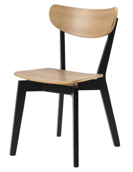 ACTONA KRZESŁO ROXBY NATURALNE CZARNE