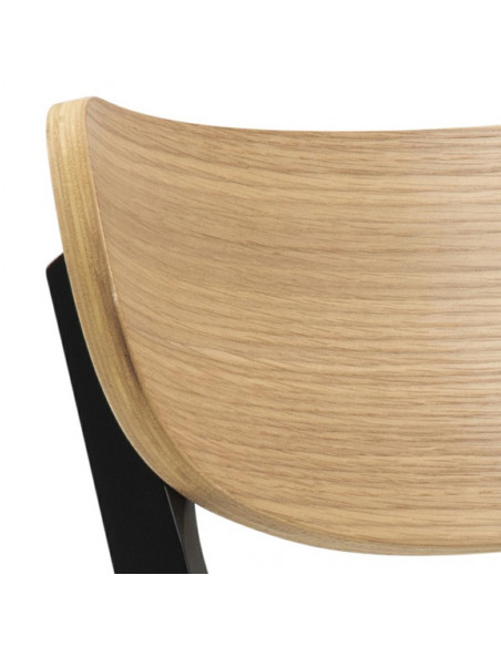 ACTONA KRZESŁO ROXBY NATURALNE CZARNE