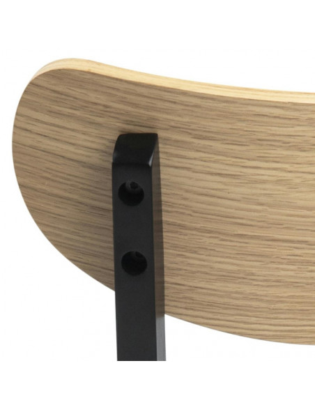 ACTONA KRZESŁO ROXBY NATURALNE CZARNE