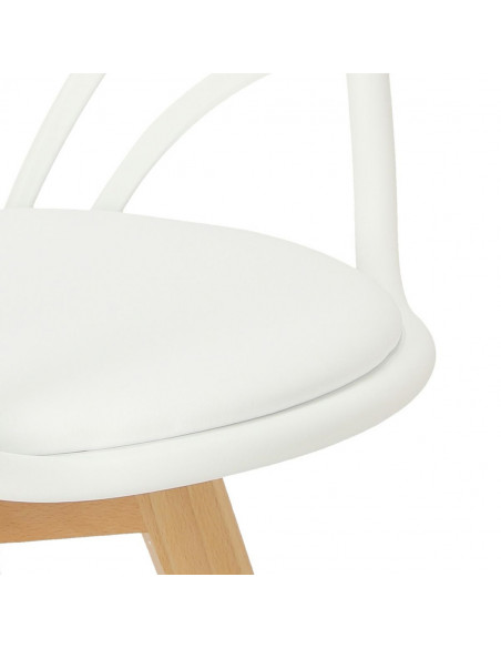 INTESI KRZESŁO SIRENA Z PODŁOKIETNIKAMI BIAŁE