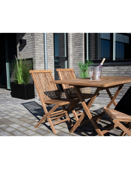 INTESI KRZESŁO TOLEDO Z DREWNA TEKOWEGO