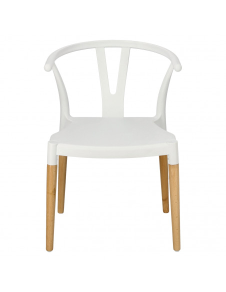 SIMPLET KRZESŁO WICKER PP SIMPLET BIAŁE
