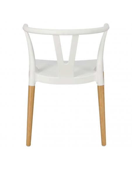 SIMPLET KRZESŁO WICKER PP SIMPLET BIAŁE