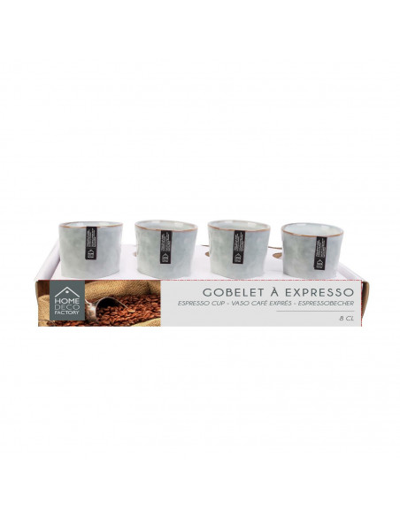 INTESI KUBEK DO ESPRESSO VILLENA 80ML SZARY