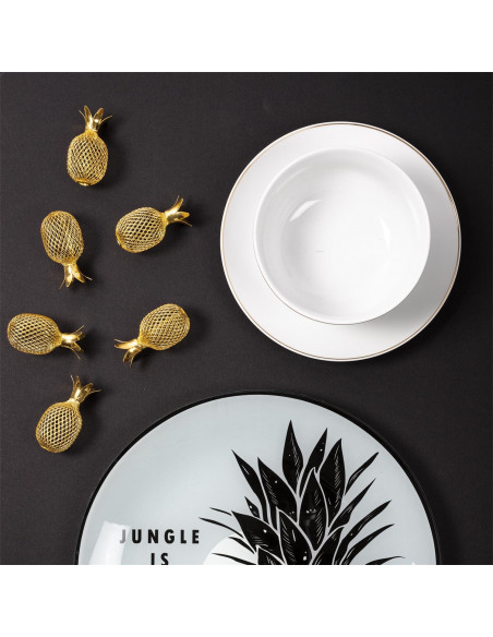 INTESI MISKA PEARL GOLD 500ML BIAŁA