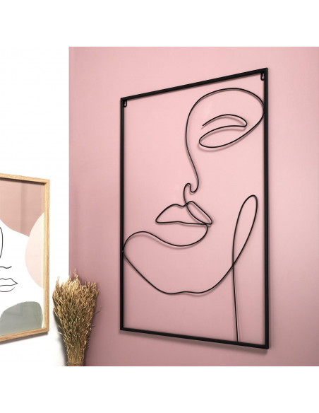 INTESI OBRAZ METALOWY ARTY CZARNY