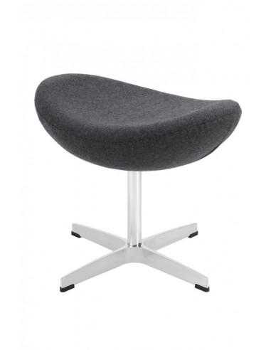 D2.DESIGN PODNÓŻEK JAJO SZARY CIEMNY KASZMIR 41 PREMIUM