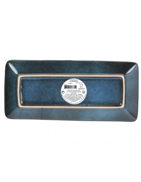 INTESI PROSTOKĄTNY TALERZ TIERRA 22X10CM