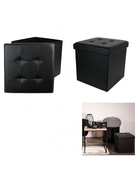 INTESI PUFA INTESI VELS EKO SKÓRA CZARNA