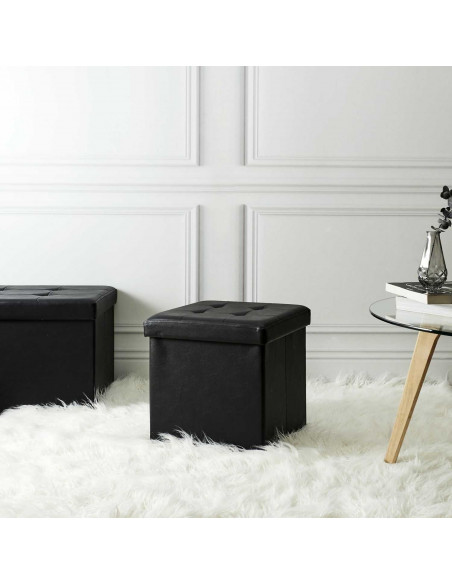 INTESI PUFA INTESI VELS EKO SKÓRA CZARNA