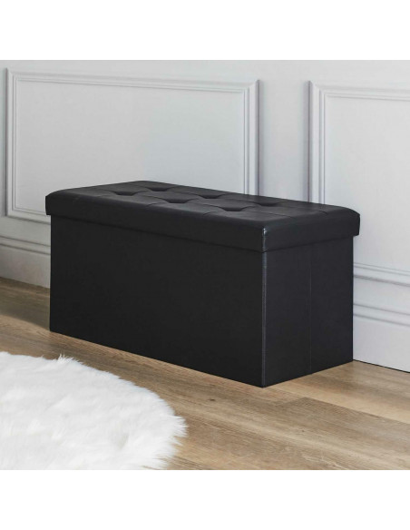 INTESI PUFA INTESI VELSE EKO SKÓRA CZARNA