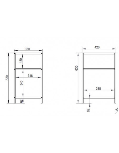 ACTONA SEAFORD STOLIK NOCNY DĄB NATURALNY