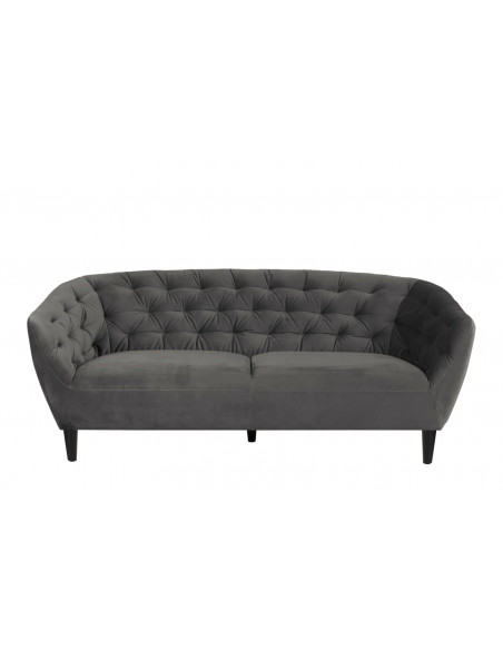 ACTONA SOFA 3OSOBOWA RIA VELVET DARK GREY