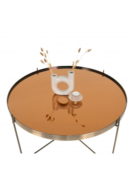 INTESI STOLIK KAWOWY VENEZIA DUŻY ZŁOTY