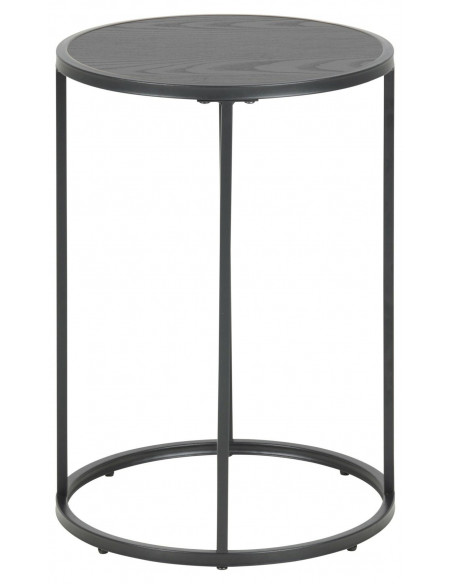 ACTONA STOLIK SEAFORD CZARNY OKRĄGŁY 40X40