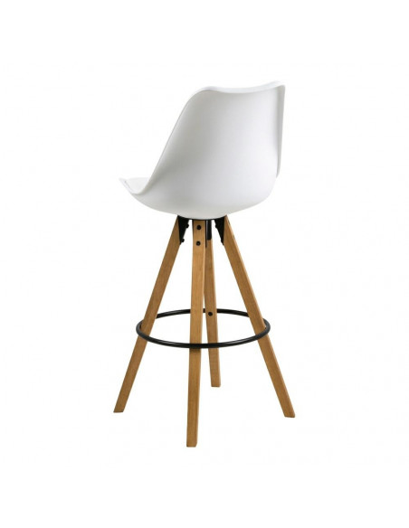 ACTONA STOŁEK BAROWY DIMA BIAŁY WOOD