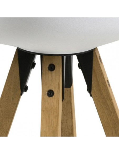 ACTONA STOŁEK BAROWY DIMA BIAŁY WOOD