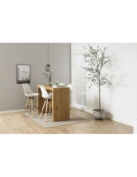 ACTONA STOŁEK BAROWY DIMA BIAŁY WOOD