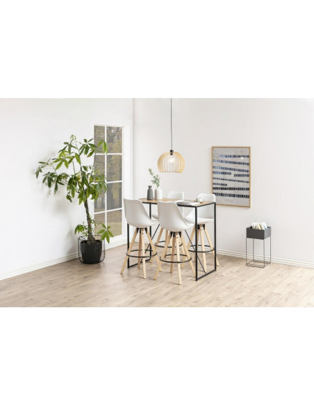 ACTONA STOŁEK BAROWY DIMA BIAŁY WOOD