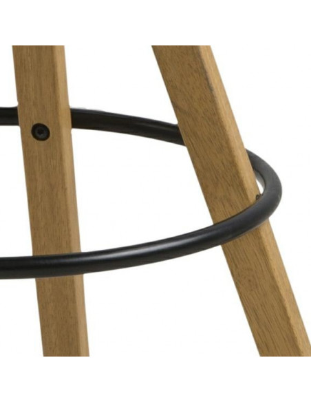 ACTONA STOŁEK BAROWY DIMA CZARNY WOOD