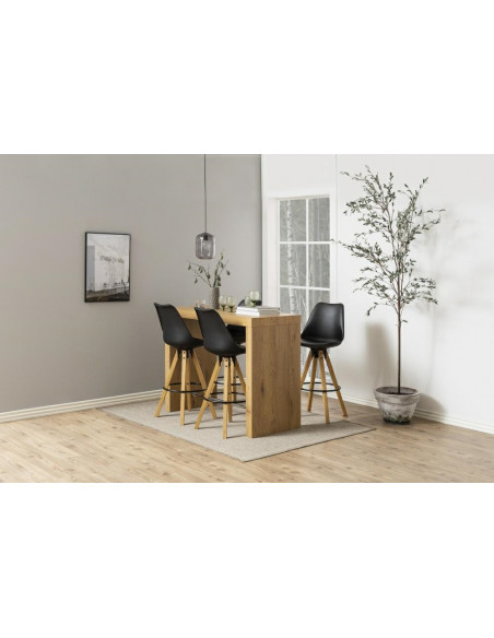 ACTONA STOŁEK BAROWY DIMA CZARNY WOOD