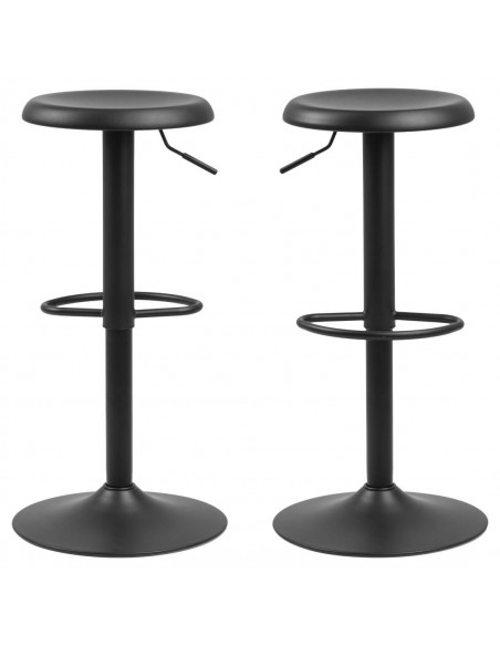 ACTONA STOŁEK BAROWY FINCH CZARNY