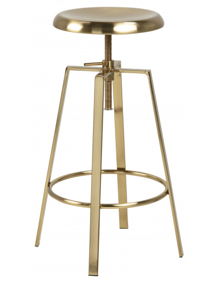 ACTONA STOŁEK BAROWY GOOSE ZŁOTY