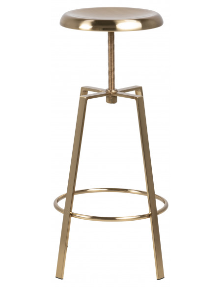 ACTONA STOŁEK BAROWY GOOSE ZŁOTY