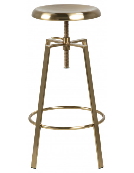 ACTONA STOŁEK BAROWY GOOSE ZŁOTY