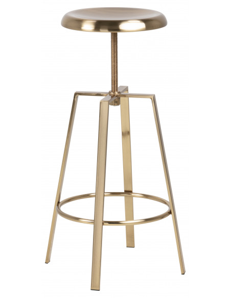 ACTONA STOŁEK BAROWY GOOSE ZŁOTY