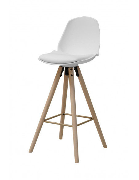 ACTONA STOŁEK BAROWY OSLO BIAŁY WOOD