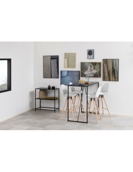 ACTONA STOŁEK BAROWY OSLO BIAŁY WOOD