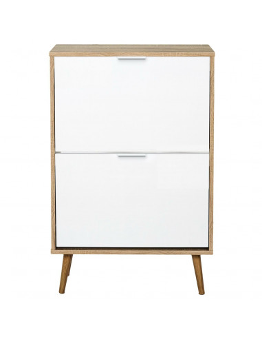 INTESI SZAFKA NA BUTY SABANA BIAŁA/NATURALNA