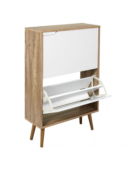 INTESI SZAFKA NA BUTY SABANA BIAŁA/NATURALNA