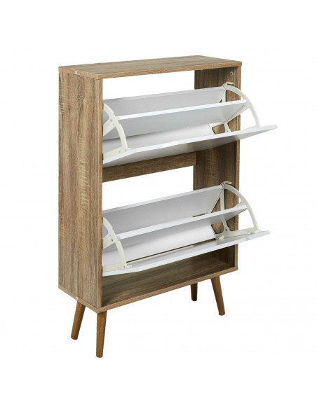 INTESI SZAFKA NA BUTY SABANA BIAŁA/NATURALNA